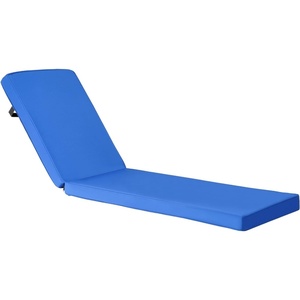 image:imageVEVOR Chaise Lounge Cushion 72 x 21 x 3 in Outdoor Lounge Chair Cushions Waterproof amp FadeResistant Sun Lounger Replacement Cushions with Ties Patio Lounger Pads for Pool Deck Lawn Blue
