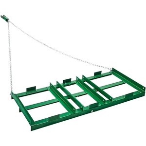 image:imageVEVOR Drag Harrow 4 ft Heavy Duty Tow Behind Drag Harrow with Adjustable Bars amp 72 in Chain Driveway Grader Landscape Rake for ATV UTV Tractor Mower Tow Behind Yard Lawn Leveling Tool4 FT Green