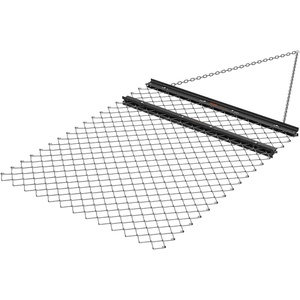 image:imageVEVOR Drag Harrow 4 x 5 ft Chain Harrow  Made from Q235 Steel UTV Tractor Attachments for Landscape Leveling or Sod Prepping Durable Harrow Rake for Gravel Driveway Farm Field Garden Black4 x 5