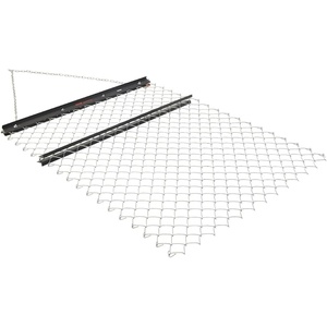 image:imageVEVOR Drag Harrow 4 x 5 ft Chain Harrow  Made from Q235 Steel UTV Tractor Attachments for Landscape Leveling or Sod Prepping Durable Harrow Rake for Gravel Driveway Farm Field Garden Black4 x 5 ft