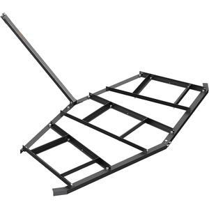 image:imageVEVOR Drag Harrow 66 Width Tow Behind Drag Harrow Q235 Steel Driveway Grader with Adjustable Bars amp Pin Hitch Support up to 50 lbs Tractor Driveway Harrow for ATVs UTVs Garden Lawn Tractors84