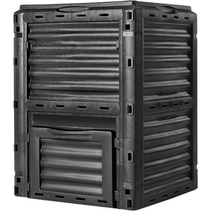 image:imageVEVOR Garden Compost Bin 80 Gallon BPA Free Composter Large Capacity Outdoor Composting Bin with Top Lid and Bottom Door Easy Assembling Lightweight Fast Creation of Fertile Soil80 Gallon