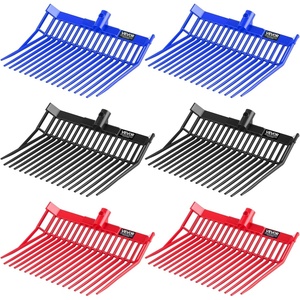 image:imageVEVOR Garden Fork 5Tine Gardening Pitchfork with Metal Handle 41 in Heavy Duty Digging Fork with Y Grip Forged Steel Spading Fork for Hay Potato Composting Transplanting Aeration18 Angled Tines