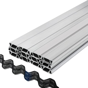 image:imageVEVOR Greenhouse Spring Wire and Lock Channel 50 Packs 656 ft PE Coated Aluminum Alloy Bundle Kit Plastic Poly Film or Shade Cloth Attachment wScrews Silver30 Pack