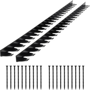image:imageVEVOR Landscape Edging 100 ft x 15 in Plastic Garden Border Edging with 120 Spikes No Dig Flexible Lawn Edgings Roll UVResistant Mini Fence Borders Pathway Edgings for Flower Beds Yard Paver60ft17inLshaped