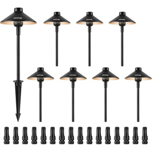 image:imageVEVOR Landscape Lighting 6W Low Voltage LED Landscape Lights IP66 Waterproof Landscape Spotlights Yard Lawn Garden Pathway Outdoor Lights 12V 24V 450LM Warm White 3000K 12 Pack with ConnectorsOutdoorWalkway Lights