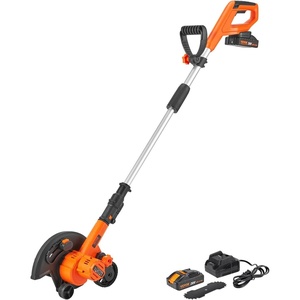 image:imageVEVOR Lawn Edger 88 inch Blade 20V Battery Powered Cordless Edger Lawn Tool with 3Position Blade Depth 4000 mAh Battery and Charger Included for Lawns Driveways Yards and Sidewalk Edges9 inches