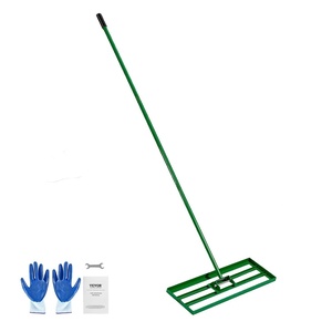 image:imageVEVOR Lawn Leveling Rake 30 in x 10 in Level Lawn Tool HeavyDuty Lawn Leveler with 78 in Steel Extended Handle Rake Suit CPPZP1030000Q4VM8V0