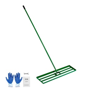 image:imageVEVOR Lawn Leveling Rake 48 in x 10 in Level Lawn Tool HeavyDuty Lawn Leveler with 78 in Steel Extended Handle Rake Suit CPPZP1048000TBPBMV0