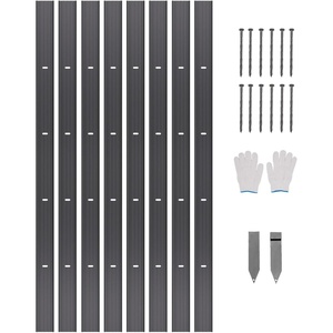 image:imageVEVOR Metal Landscape Edging 10 Packs 60 in RustResistant Aluminum Alloy Landscape Edging Bendable Garden Edging Border Heavy Duty Lawn Edging Fence for Flower Bed Yard Pathway8 Packs 72 in