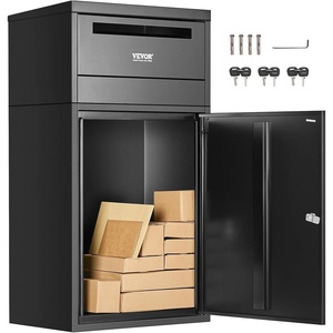 image:imageVEVOR Package Delivery Boxes for Outside Extra Large Mailbox with Coded Lock Galvanized Steel Wall Mounted Mailboxes 173x138x228 AntiTheft Baffle IPX3 Waterproof for Porch Curbside128D x 197W x 358H