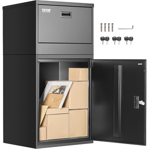 image:imageVEVOR Package Delivery Boxes for Outside Extra Large Mailbox with Coded Lock Galvanized Steel Wall Mounted Mailboxes 173x138x228 AntiTheft Baffle IPX3 Waterproof for Porch Curbside197 x 157 x 386 in