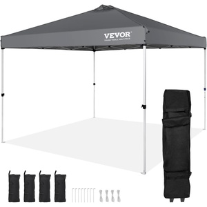 image:imageVEVOR Patio Gazebo for 1012 Person 10 x 13 FT Backyard Gazebo with Mosquito Netting Metal Frame and PU Coated 180G Polyester Outdoor Canopy Shelter for Patio Backyard Lawn Garden DeckGray