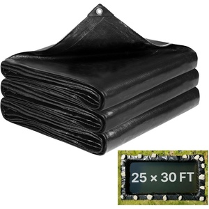 image:imageVEVOR Pond Liner 15 x 15 ft 45 Mil EPDM Rubber Fish Koi Pond Liner and Underlayment Combo Easy to Cut Durable amp Leakproof for Outdoor Ponds Water Garden Waterfall Fishpond Fountains Black25 x 30 ft