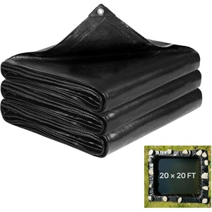 image:imageVEVOR Pond Liner 15 x 15 ft 45 Mil EPDM Rubber Fish Koi Pond Liner and Underlayment Combo Easy to Cut Durable amp Leakproof for Outdoor Ponds Water Garden Waterfall Fishpond Fountains Black20 x 20 ft
