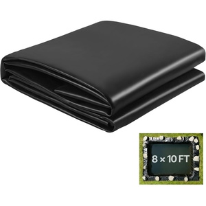 image:imageVEVOR Pond Liner 15 x 15 ft 45 Mil EPDM Rubber Fish Koi Pond Liner and Underlayment Combo Easy to Cut Durable amp Leakproof for Outdoor Ponds Water Garden Waterfall Fishpond Fountains Black8 x 10 ft