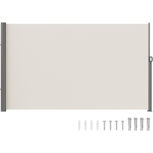 image:imageVEVOR Retractable Side Awning UV 50 118 x 71 Retractable Patio Screen Waterproof 280 g Thicken Folding Room Divider Wind Screen for Privacy Garden Outdoor Patio and Terrace BlackBeige