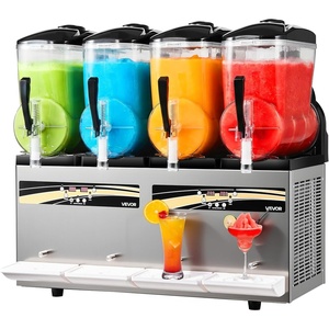 image:imageVEVOR Slushie Machine 12L317Gal x 4 Tank Commercial Slushy Maker Frozen Drink Maker with SelfCleaning Margarita Machine for Restaurants Bars Party for Slushie Margaritas Milkshake amp More48L