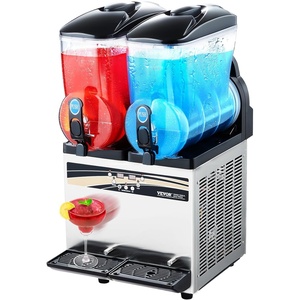 image:imageVEVOR Slushie Machine 15L Single Tank Commercial Margarita Machine 60 Cups Stainless Steel Margarita Smoothie Frozen Drink Machine Slushy Machine for Home Party Restaurants Cafe Bars15Lx2