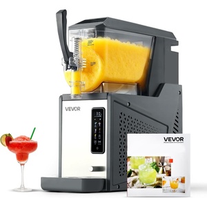 image:imageVEVOR Slushie Machine 4L135oz x 2 Tank Slushy Machine for Home No Ice Needed Frozen Drink Maker Margarita Maker with SelfCleaning for Frozen Margaritas Frapps Milkshake amp More4L