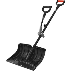 image:imageVEVOR Snow Shovel for Driveway 16 in Wide Aluminum Alloy Snow Shovel Non Slip Grip Large Capacity Snowplow Shovels Detachable amp Lightweight Snows Removal Tool for Garden Car Camping Outdoors18 inch