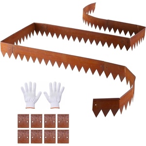image:imageVEVOR Steel Landscape Edging 6 Packs 40 x 8 in WeatherResistant amp PreRust Metal Landscape Edging Bendable Garden Edging Border Lawn Edging for Flower Bed Yard Pathway DividerModern