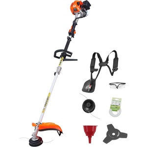 image:imageVEVOR String Trimmer 26cc 2 in 1 Weed Eater 17 Grass Trimmer with 10 Brush Cutter Weed Eater Gas Powered Shoulder Strap amp 3T Blade 2Stroke Weed Wacker Gas for Quick Grass Cleaning728 x 15 x 94 in