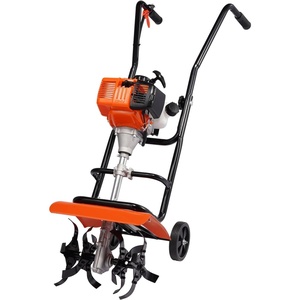 image:imageVEVOR Tiller Cultivator Gas Powered 43CC 2Stroke Garden Cultivator Tiller with 4 Steel Adjustable Front Tines for Lawn Garden and Field Soil Cultivation31CC 4Stroke