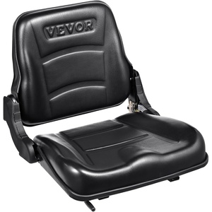 image:imageVEVOR Universal Tracor Seat Lawn Mower Seat with Micro Switch and Drainage Holes 63118 inch Extended Slot Tractor Seat for Tractor Loader Excavator2023New Nude Style