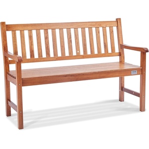 image:imageVEVOR Wood Outdoor Bench 2Person Garden Bench with Backrest and Armrests 800 lbs Load CapacityAllWeather Never Rot Patio Bench for Garden Park Yard Front Porch