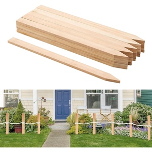 image:imageVEVOR Wooden Garden Stakes 25 Pcs 48x05x069 in Survey Grading Stakes Garden Ground Stake with Sharp Point Fir Wood Plant Support Stake Sign Posts for Silt Fence Backyard Boundaries Baselines05 x 15 x 24in25pcs