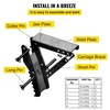 image:image18 inch Backhoe Excavator Thumb Attachments Weld On Adjustable Boom Tractor Excavator 12Inch Teeth Thick Steel Plate Assembly 12MM BoltOn Design18inch