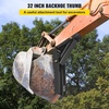 image:image18 inch Backhoe Excavator Thumb Attachments Weld On Adjustable Boom Tractor Excavator 12Inch Teeth Thick Steel Plate Assembly 12MM BoltOn Design32inch