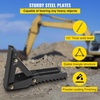 image:image18 inch Backhoe Excavator Thumb Attachments Weld On Adjustable Boom Tractor Excavator 12Inch Teeth Thick Steel Plate Assembly 12MM BoltOn Design32inch