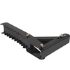 image:image18 inch Backhoe Excavator Thumb Attachments Weld On Adjustable Boom Tractor Excavator 12Inch Teeth Thick Steel Plate Assembly 12MM BoltOn Design32inch