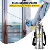 image:imageHappybuy 3 Gallon Stainless Steel Sprayer 20 Wand amp 3FT Reinforced Hose Hand Pump Sprayer with Pressure Gauge Safety Valve amp Adjustable Nozzle Weed Sprayers for Lawn Gardening amp Sanitizing3 Gallon