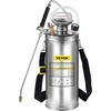 image:imageHappybuy 3 Gallon Stainless Steel Sprayer 20 Wand amp 3FT Reinforced Hose Hand Pump Sprayer with Pressure Gauge Safety Valve amp Adjustable Nozzle Weed Sprayers for Lawn Gardening amp Sanitizing2 Gallon