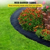 image:imageHappybuy Driveway Fabric 13x108ft Commercial Grade Landscape Fabric Garden Weed Barrier Fabric Heavy Duty Geotextile Fabric Underlayment Gravel Ground Cover Drainage Fabric Weed Control Blocker6FTx300FT3OZ