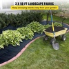 image:imageHappybuy Driveway Fabric 13x108ft Commercial Grade Landscape Fabric Garden Weed Barrier Fabric Heavy Duty Geotextile Fabric Underlayment Gravel Ground Cover Drainage Fabric Weed Control Blocker3FTx50FT5OZ