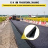 image:imageHappybuy Driveway Fabric 13x108ft Commercial Grade Landscape Fabric Garden Weed Barrier Fabric Heavy Duty Geotextile Fabric Underlayment Gravel Ground Cover Drainage Fabric Weed Control Blocker13FTx108FT5OZ