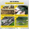 image:imageHappybuy Driveway Fabric 13x108ft Commercial Grade Landscape Fabric Garden Weed Barrier Fabric Heavy Duty Geotextile Fabric Underlayment Gravel Ground Cover Drainage Fabric Weed Control Blocker65FTx300FT3OZ