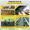image:imageHappybuy Driveway Fabric 13x108ft Commercial Grade Landscape Fabric Garden Weed Barrier Fabric Heavy Duty Geotextile Fabric Underlayment Gravel Ground Cover Drainage Fabric Weed Control Blocker3FTx50FT5OZ