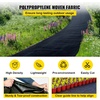 image:imageHappybuy Driveway Fabric 13x108ft Commercial Grade Landscape Fabric Garden Weed Barrier Fabric Heavy Duty Geotextile Fabric Underlayment Gravel Ground Cover Drainage Fabric Weed Control Blocker6FTx300FT3OZ
