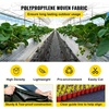 image:imageHappybuy Driveway Fabric 13x108ft Commercial Grade Landscape Fabric Garden Weed Barrier Fabric Heavy Duty Geotextile Fabric Underlayment Gravel Ground Cover Drainage Fabric Weed Control Blocker6FTx300FT24OZ