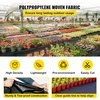 image:imageHappybuy Driveway Fabric 13x108ft Commercial Grade Landscape Fabric Garden Weed Barrier Fabric Heavy Duty Geotextile Fabric Underlayment Gravel Ground Cover Drainage Fabric Weed Control Blocker65FTx300FT3OZ