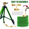 image:imageLIULO TOOL Impact Sprinkler on Tripod Base Tripod Sprinklers with Head 360 Degree Large Area Irrigation with Extension Legs Flip Locks Heavy Duty 34 Connector for Lawn Yard Garden1 Pack