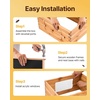 image:imageVEVOR 10 Frame Bee Hive Beeswax Coated Fir Wood Bee Hives Starter Kit Bee Boxes Langstroth Beehive Kit Transparent Acrylic Windows with Foundations for Beginners Pro BeekeepersMedium Super Box