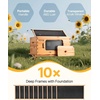 image:imageVEVOR 10 Frame Bee Hive Beeswax Coated Fir Wood Bee Hives Starter Kit Bee Boxes Langstroth Beehive Kit Transparent Acrylic Windows with Foundations for Beginners Pro BeekeepersDeep Brood Box