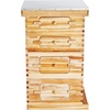 image:imageVEVOR 10 Frame Bee Hive Beeswax Coated Fir Wood Bee Hives Starter Kit Bee Boxes Langstroth Beehive Kit Transparent Acrylic Windows with Foundations for Beginners Pro BeekeepersDeep Box x 2 Medium Box x 2