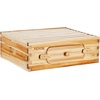 image:imageVEVOR 10 Frame Bee Hive Beeswax Coated Fir Wood Bee Hives Starter Kit Bee Boxes Langstroth Beehive Kit Transparent Acrylic Windows with Foundations for Beginners Pro BeekeepersMedium Super Box